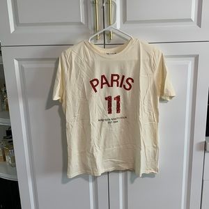 Zara Paris #11 T-shirt L. Used once